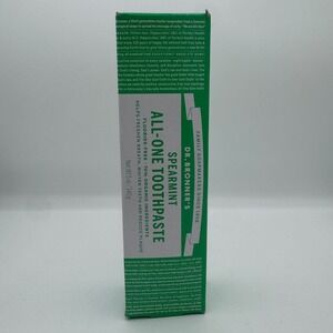 Dr. Bronner's Spearmint All-One Toothpaste Fluoride-Free Organic 5oz 140g